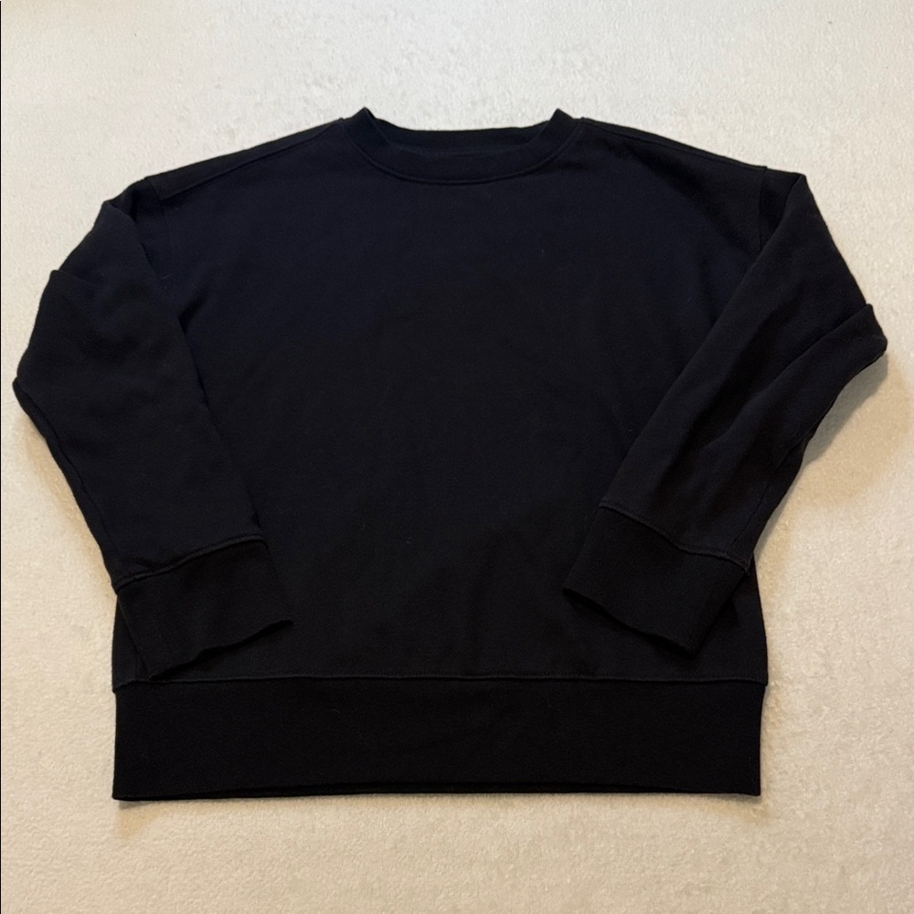 Boys black sweatshirt size M (8)